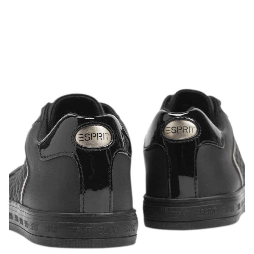 spoor Tentakel knal ESPRIT sneakers zwart/zilver | wehkamp