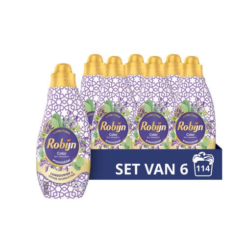Robijn Klein & Krachtig Collections vloeibaar wasmiddel Color Spa Sensation - 8 x 19 wasbeurten - 152 wasbeurten afbeelding