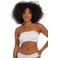 MAGIC Bodyfashion niet-voorgevormde strapless bandeau-bh wit