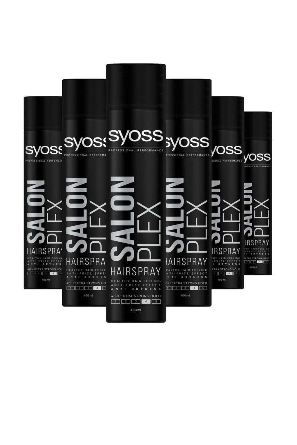 Syoss Styling-Hairspray Salonplex - 6x 400 ml