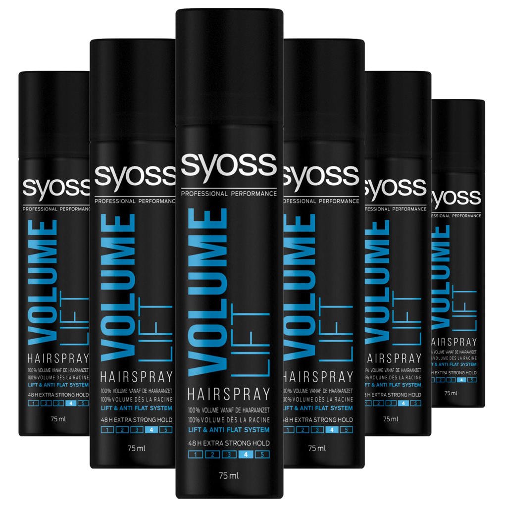 Syoss Volume-Hairspray Volume Lift - 6 x 400 ml - voordeelverpakking