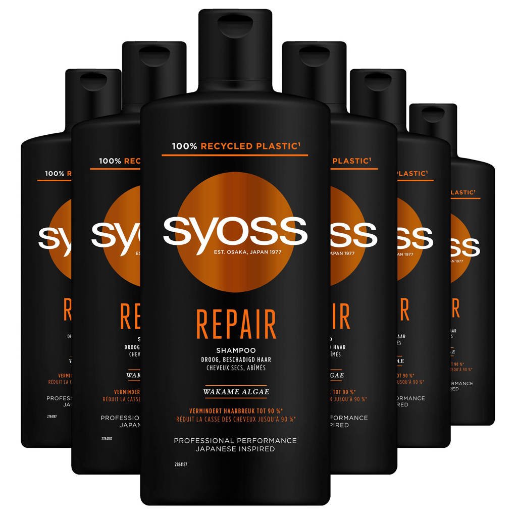 Syoss Shampoo Repair Therapy - 6x 440 ml