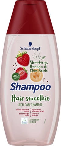 Schwarzkopf Hair Smoothie Strawberry, Banana & Chia shampoo - 5 x 400 ml - voordeelverpakking