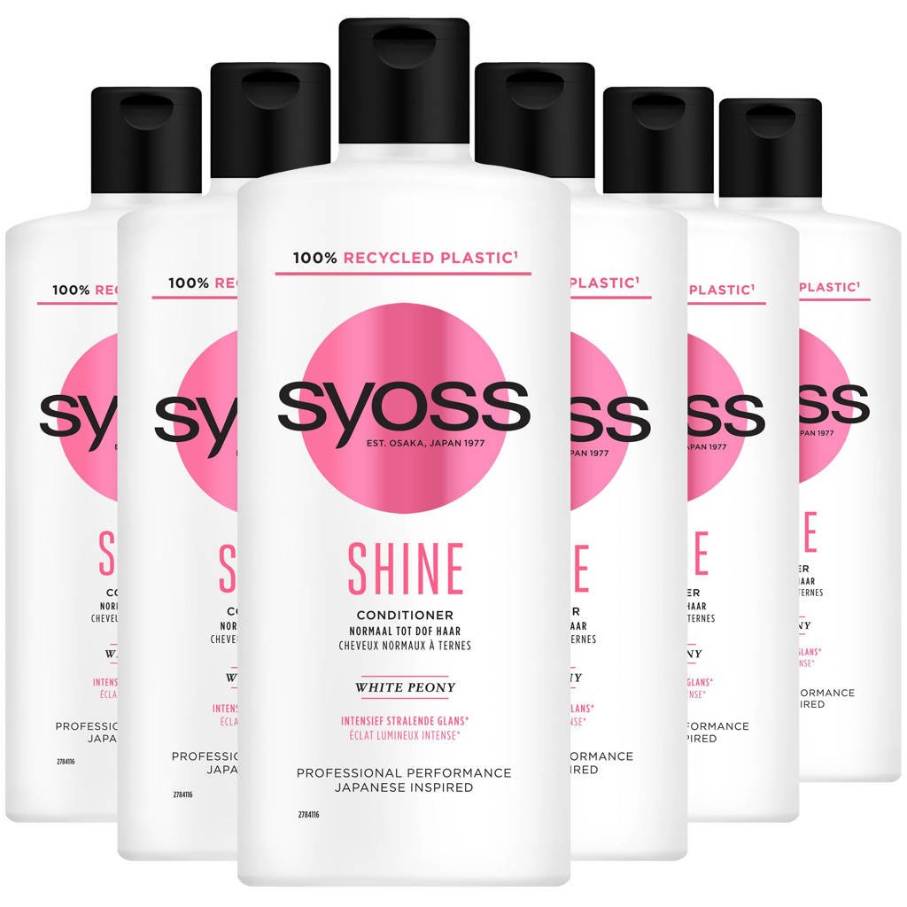 Syoss Conditioner Shine Boost - 6x 440 ml
