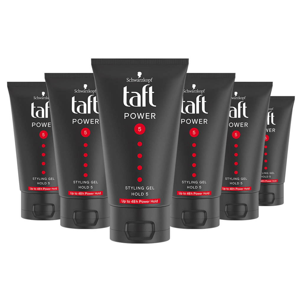 Schwarzkopf Taft Power gel tube - 6 x 150 ml - voordeelverpakking
