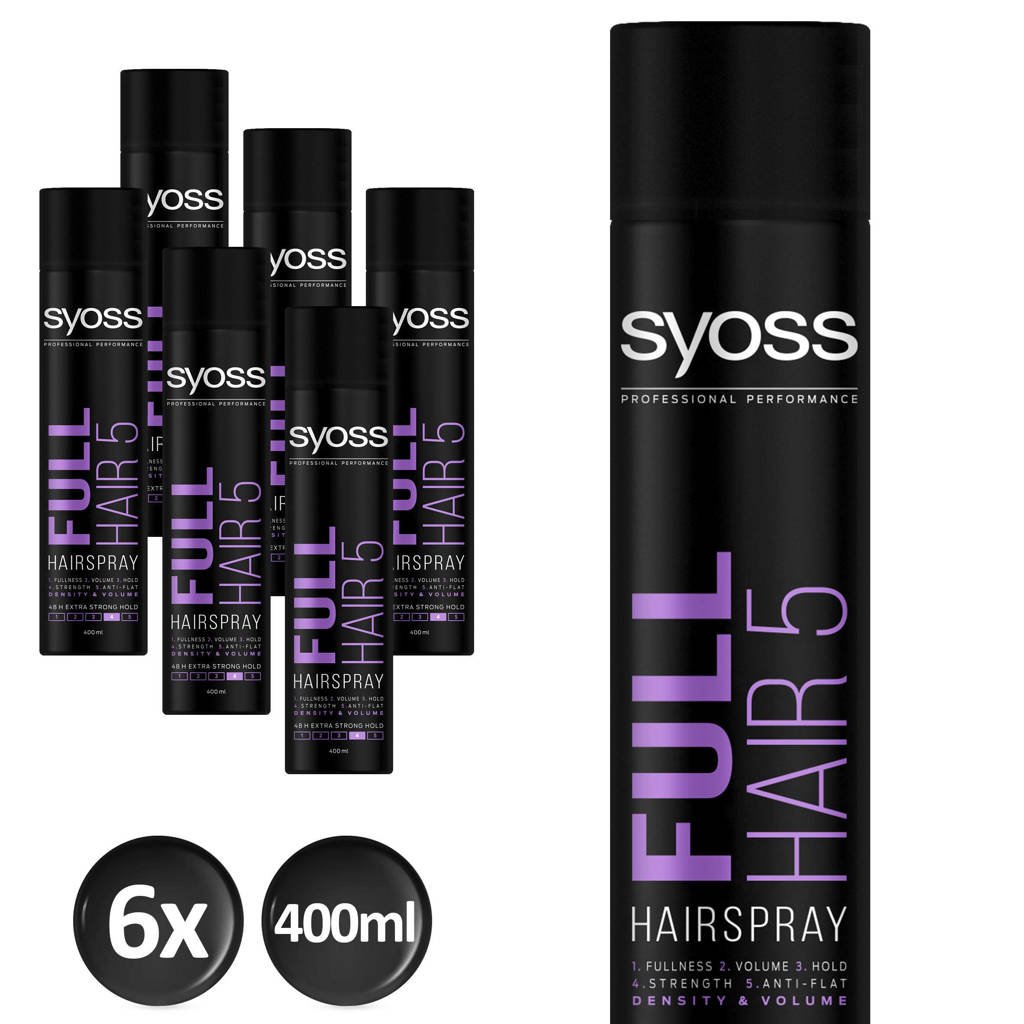 Syoss Styling-Hairspray Full Hair 5 - 6x 400 ml