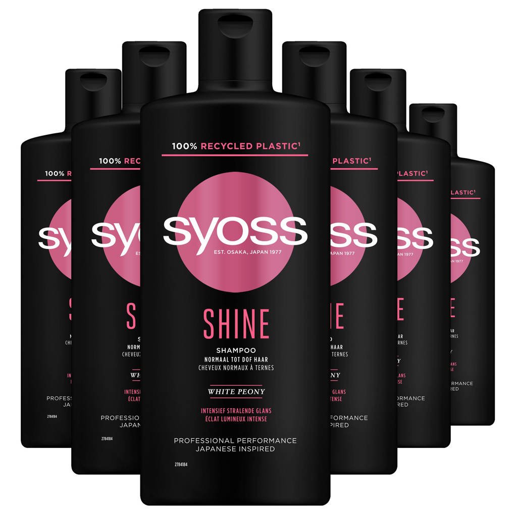 Syoss Shampoo Shine Boost - 6x 440 ml