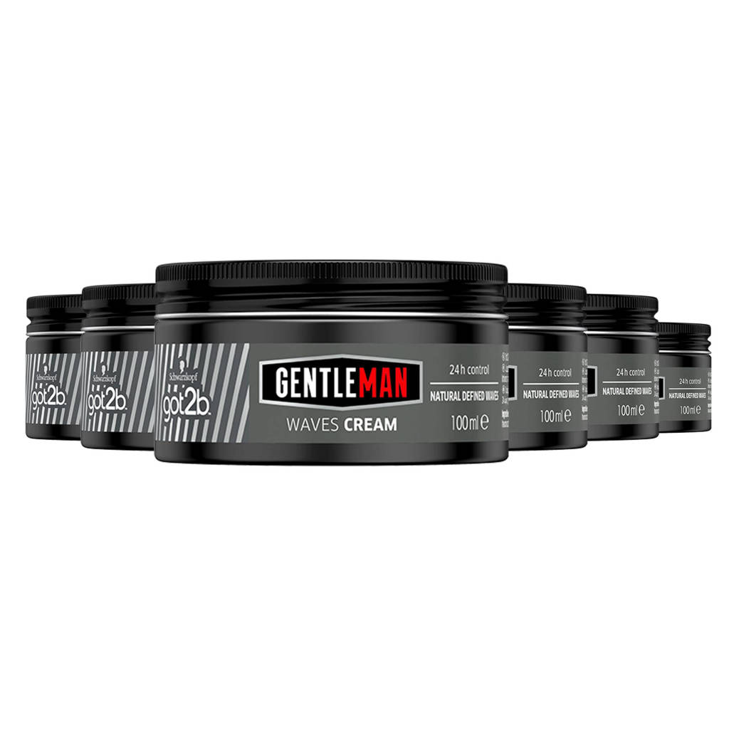 Schwarzkopf Got2b Gentleman waves cream - 6x 100 ml