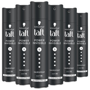 Power Invisible haarspray - voordeelverpakking - 6 x 250 ml