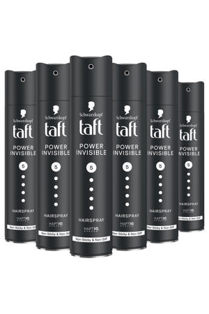 Power Invisible haarspray - voordeelverpakking - 6 x 250 ml