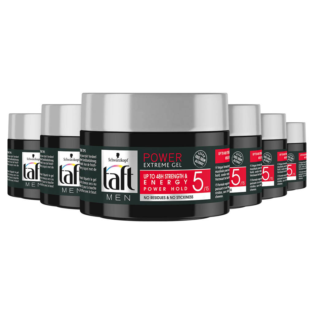 Schwarzkopf Taft Power gel pot - 6x 250 ml