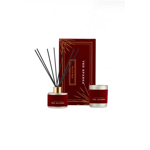 Ted Sparks geschenkset - Wood & Musk (set van 2) - Rood