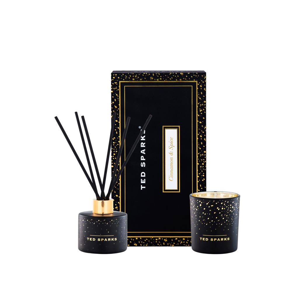 Ted Sparks geschenkset Cinnamon & Spice (set van 2)