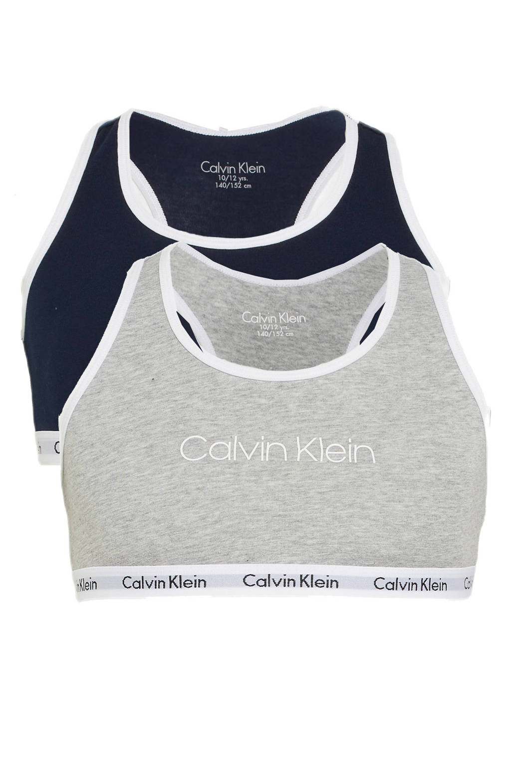 Calvin Klein bh - set van 2 donkerblauw/lichtgrijs, Donkerblauw/grijs