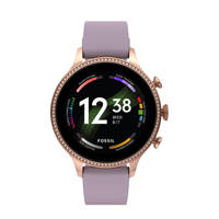 Fossil Gen 6 Display Smartwatch FTW6080 rosé, Paars/rosé