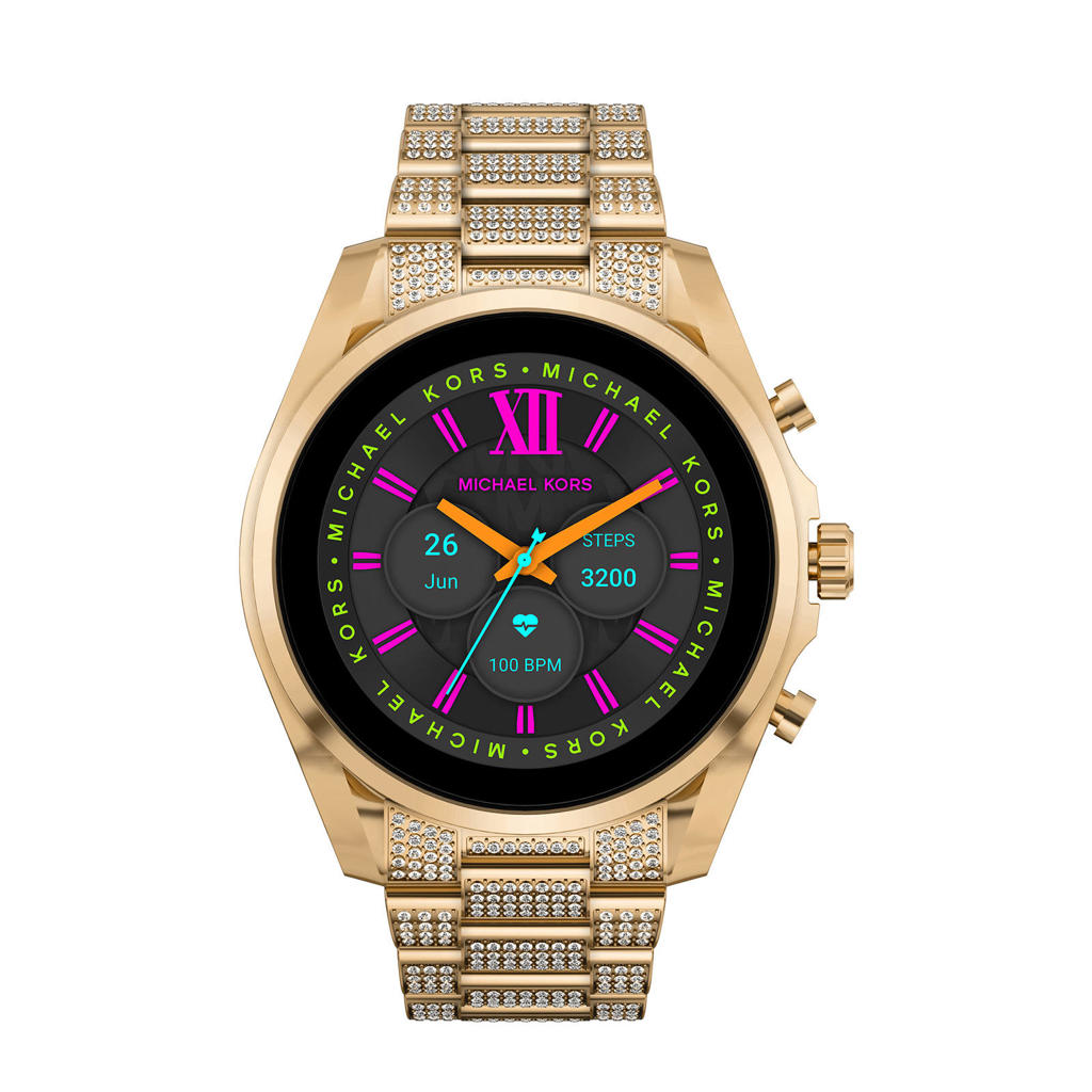 Michael Kors Gen 6 Bradshaw Display Smartwatch MKT5136 goudkleurig