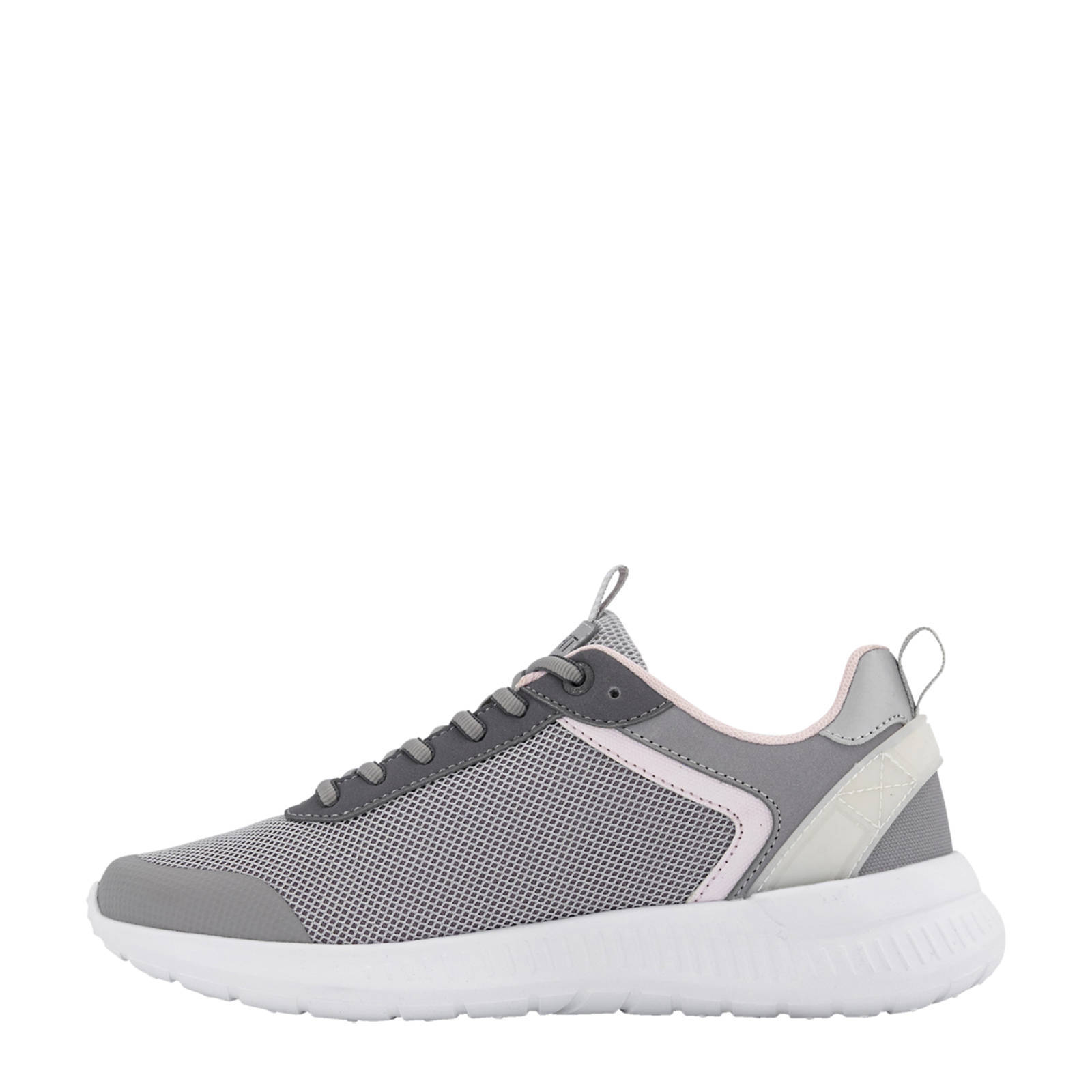 ESPRIT sneakers grijs/lichtroze | wehkamp