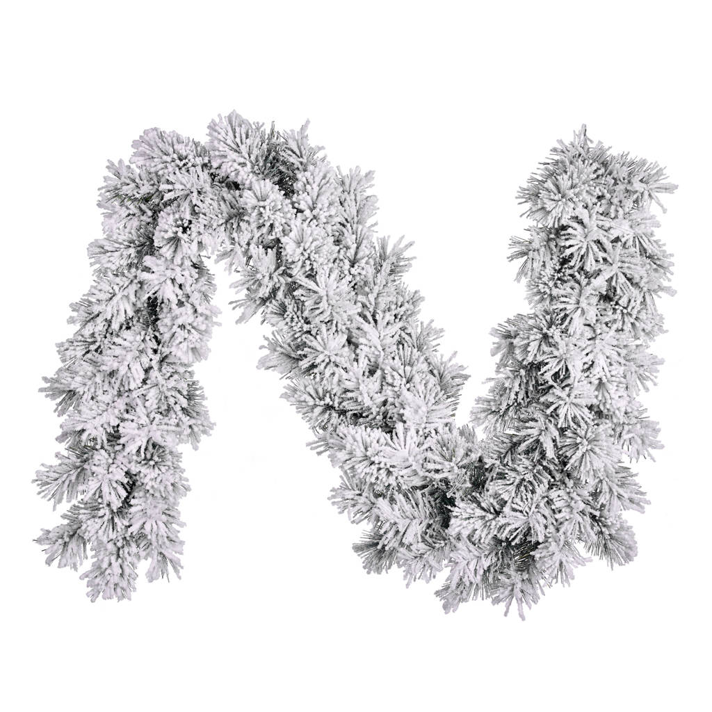 Black Box Trees besneeuwde kerst guirlande Dinsmore (270 cm), Nee