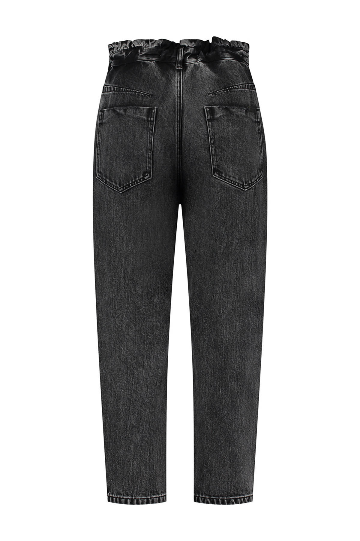 Circle of Trust high waist tapered fit jeans Ruby zwart | wehkamp