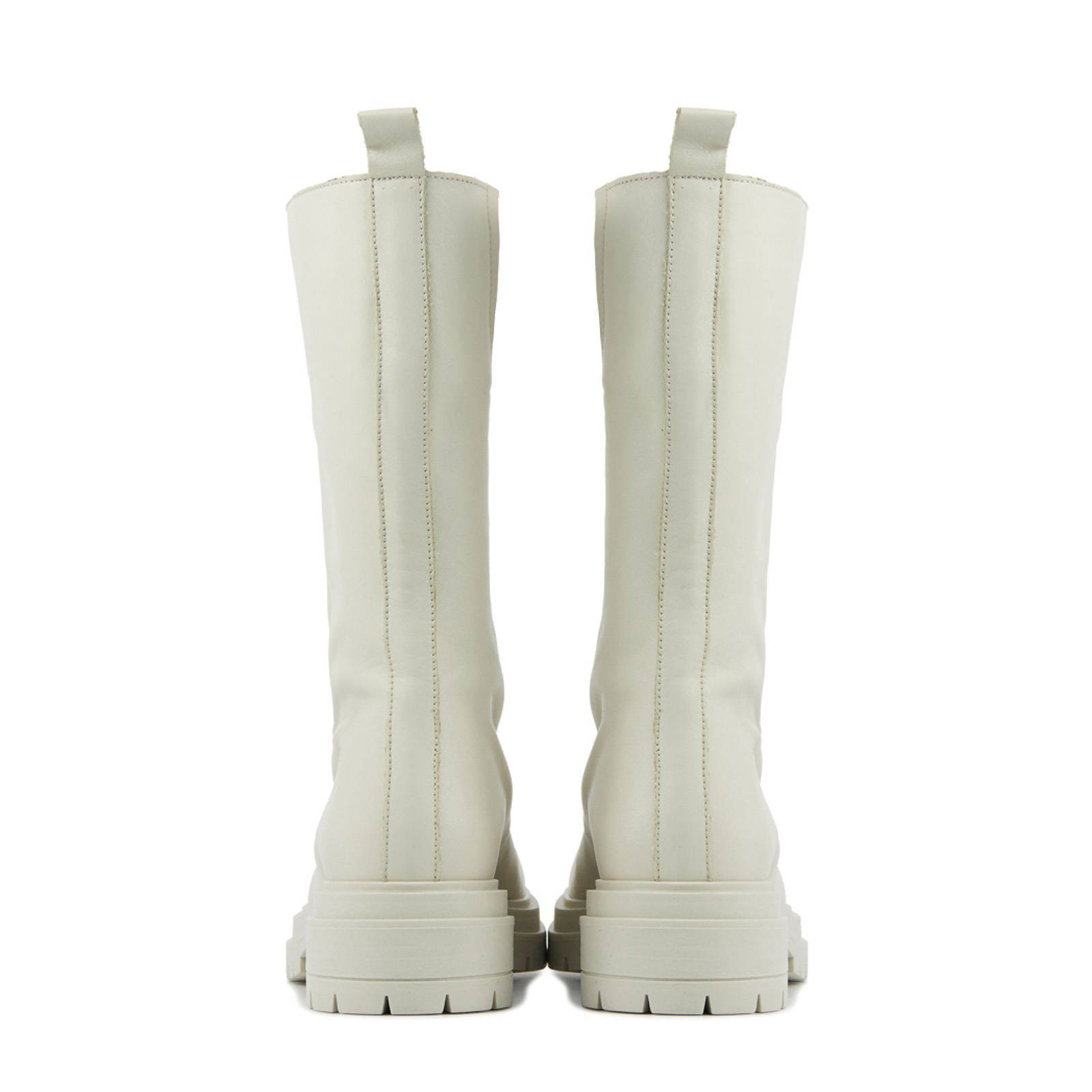 Cashott 26031 leren laarzen wit | wehkamp