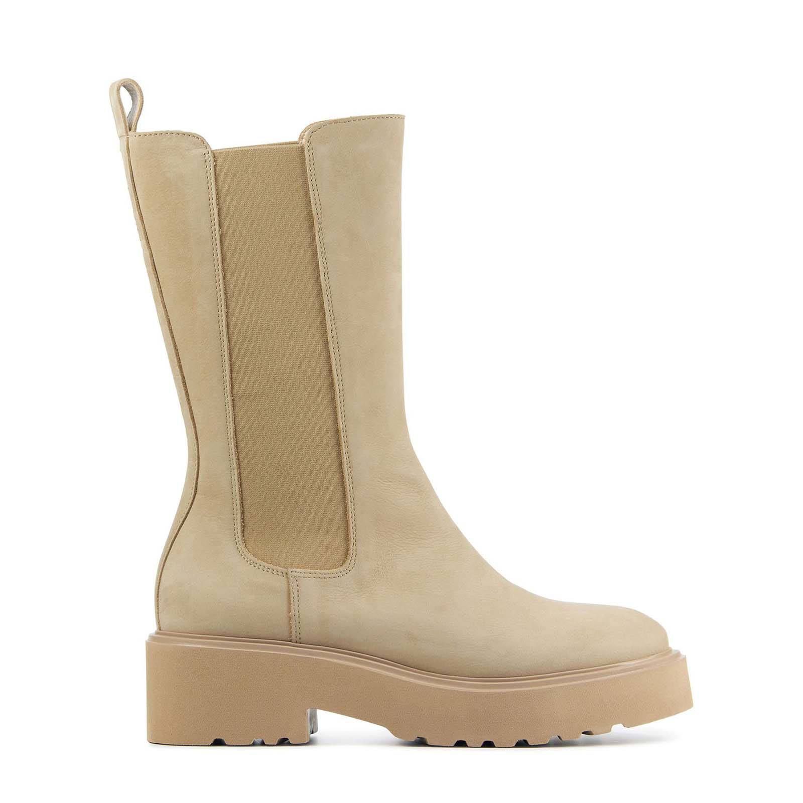 Beige suède chelsea boots | Chelsea boots | Manfield | Manfield
