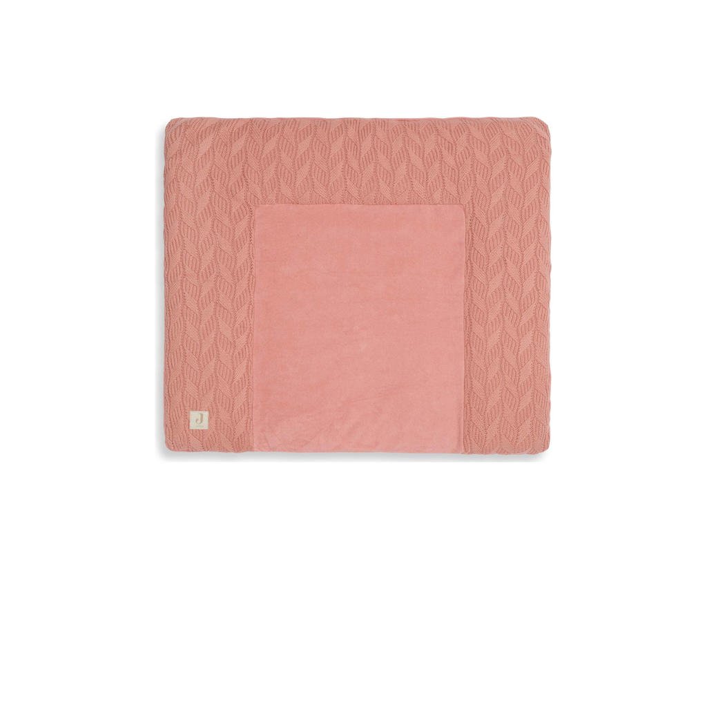 Jollein XL aankleedkussenhoes 75x85cm Spring knit rosewood