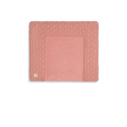 Jollein XL aankleedkussenhoes 75x85cm Spring knit rosewood afbeelding