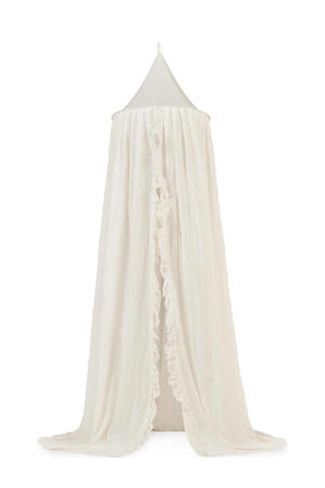 klamboe vintage 245cm ruffle ivory