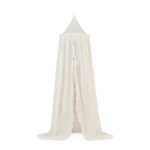 klamboe vintage 245cm ruffle ivory