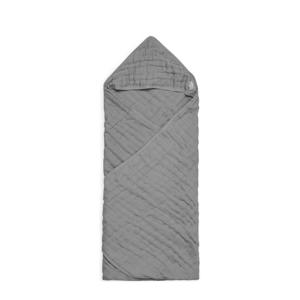 badcape wrinkled cotton 75x75cm grey