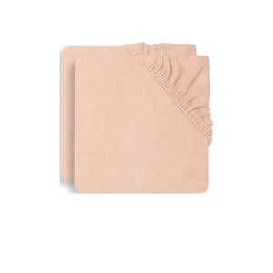 aankleedkussenhoes badstof 75x85cm - set van 2 pale pink