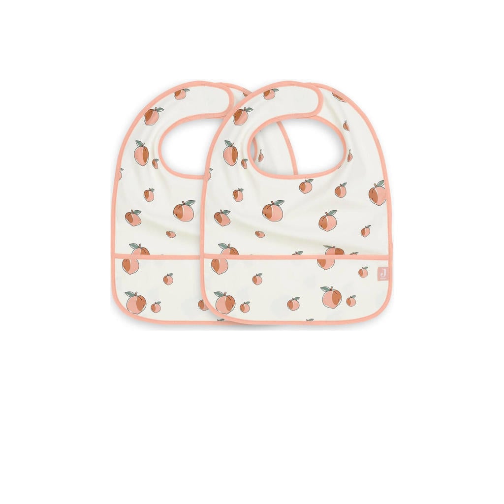 Jollein waterproof slab - Peach (set van 2)