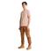 Timberland slim fit T-shirt van katoen oudroze