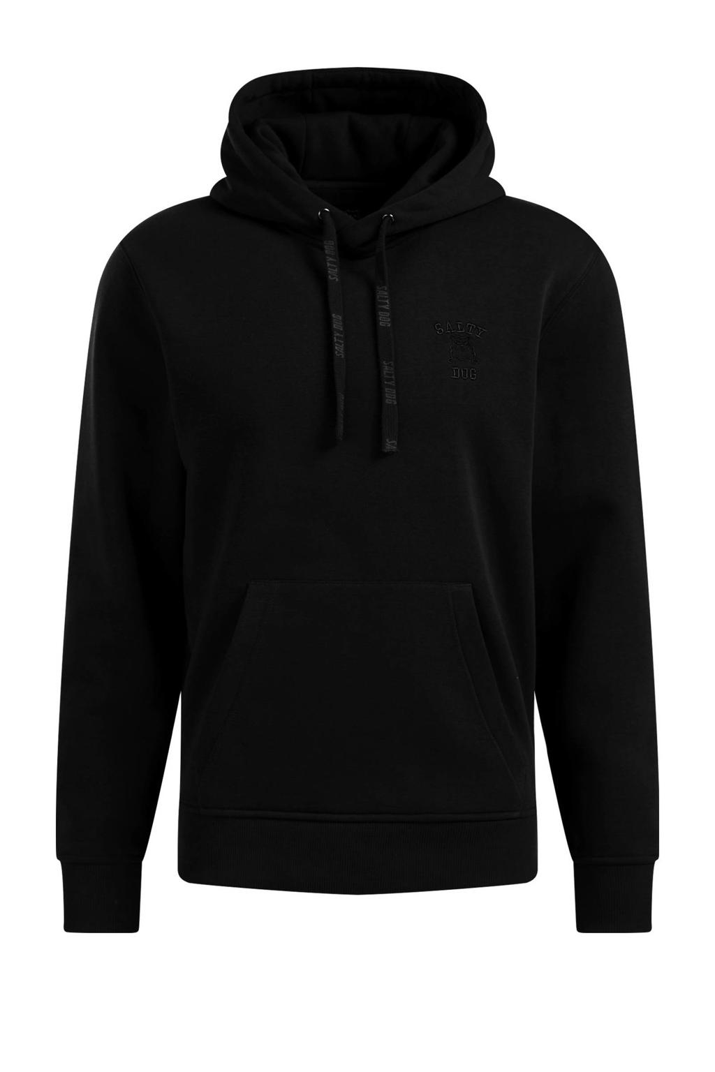 WE Fashion Salty Dog hoodie black uni wehkamp