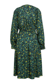 thumbnail: Anytime blousejurk all-over print groen/zwart