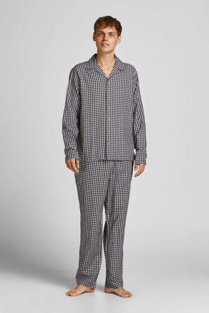 geruite pyjama JACLEO zwart/wit