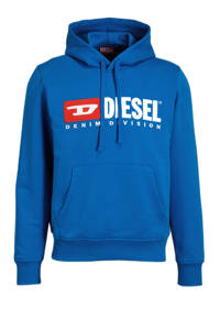 Diesel hoodie met logo princess blue