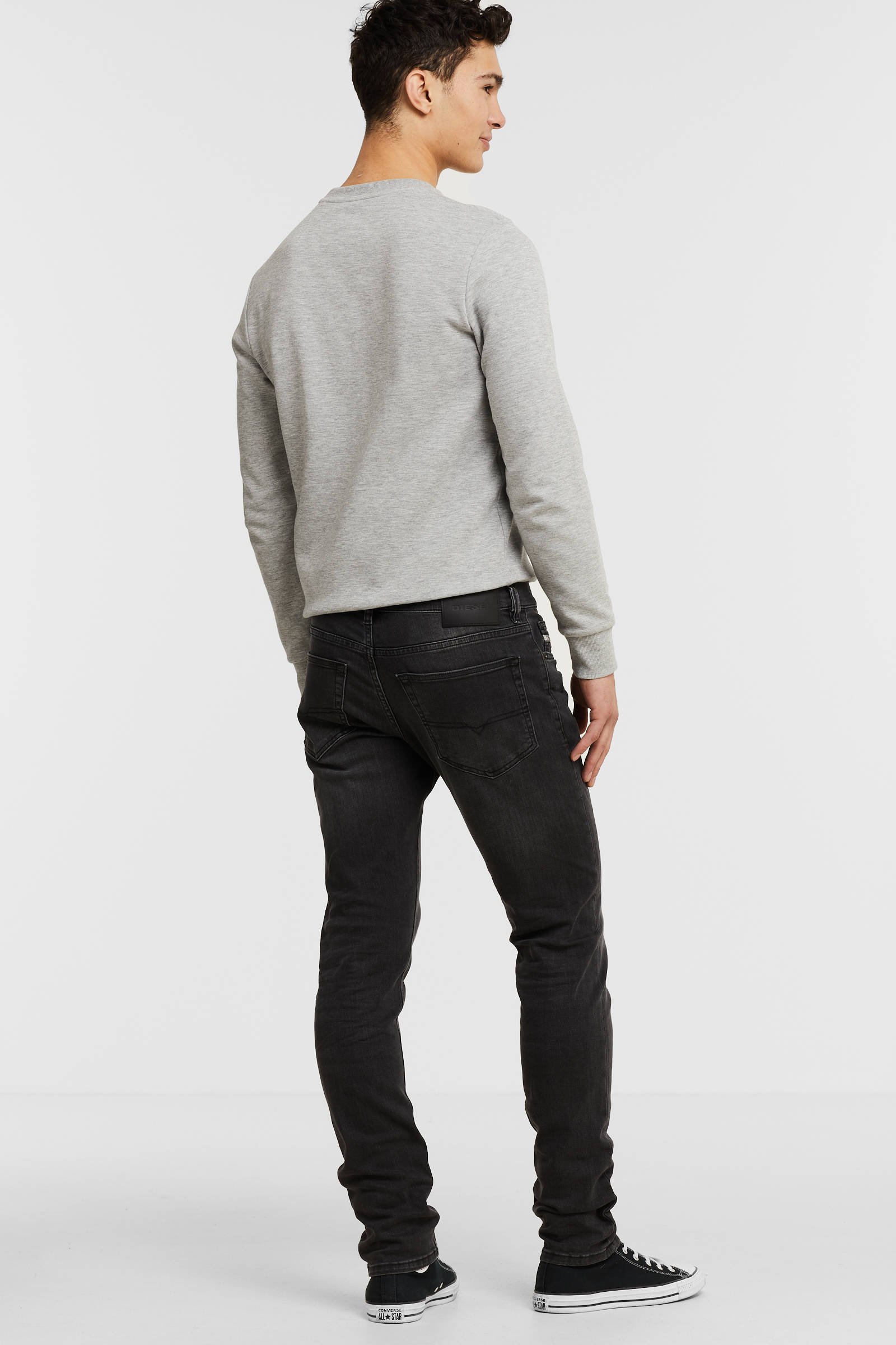 diesel black slim fit jeans