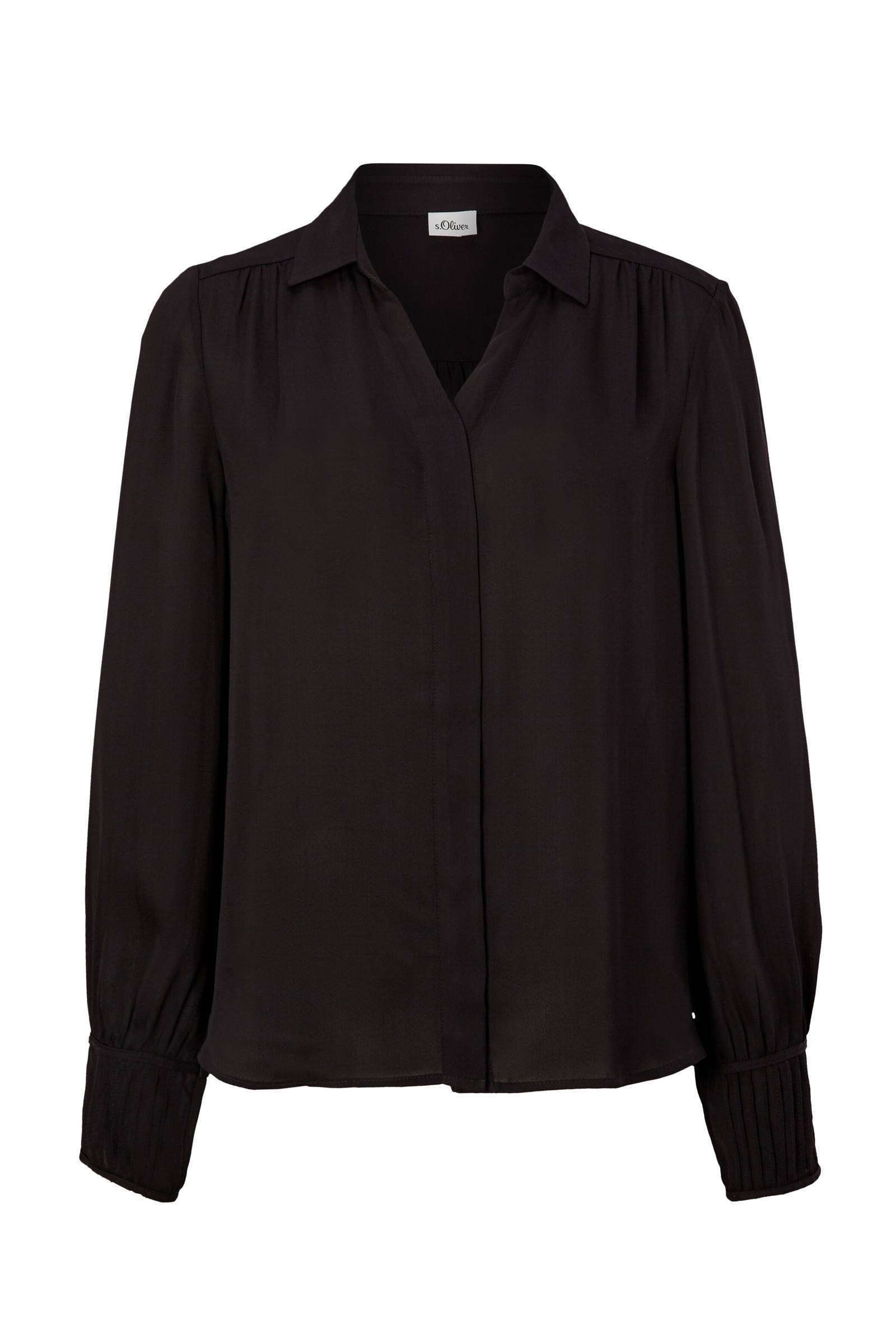 S.Oliver BLACK LABEL Lange blouse met blousekraag online kopen