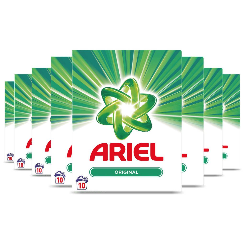 Ariel Regular Waspoeder - 8 x 10 wasbeurten - voordeelverpakking - 80 wasbeurten