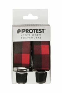 Protest bretels Outwelby rood/zwart, Mars Red