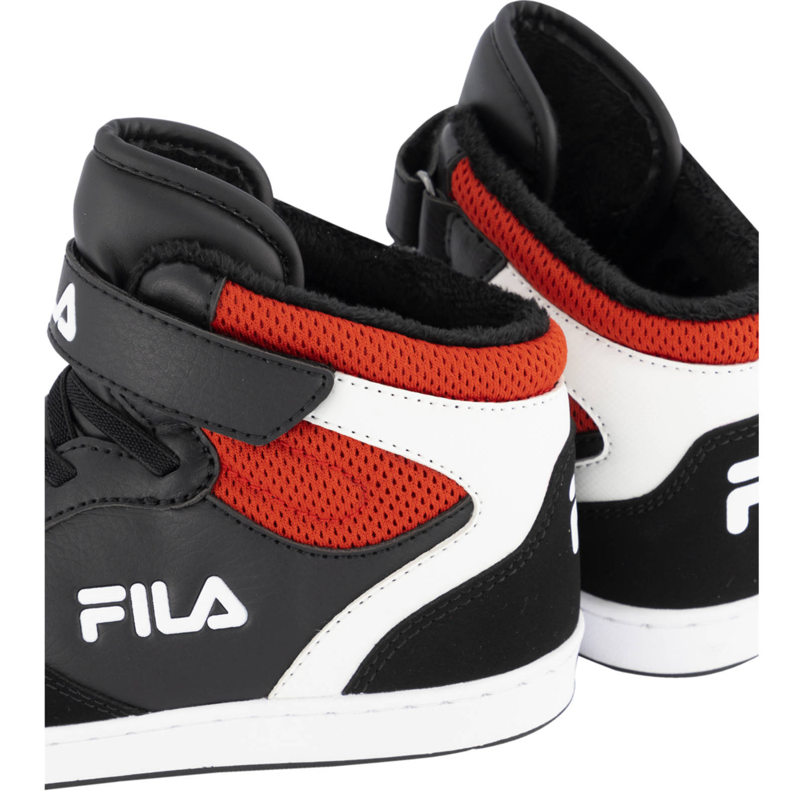 Fila hoge sneakers zwart/rood | wehkamp