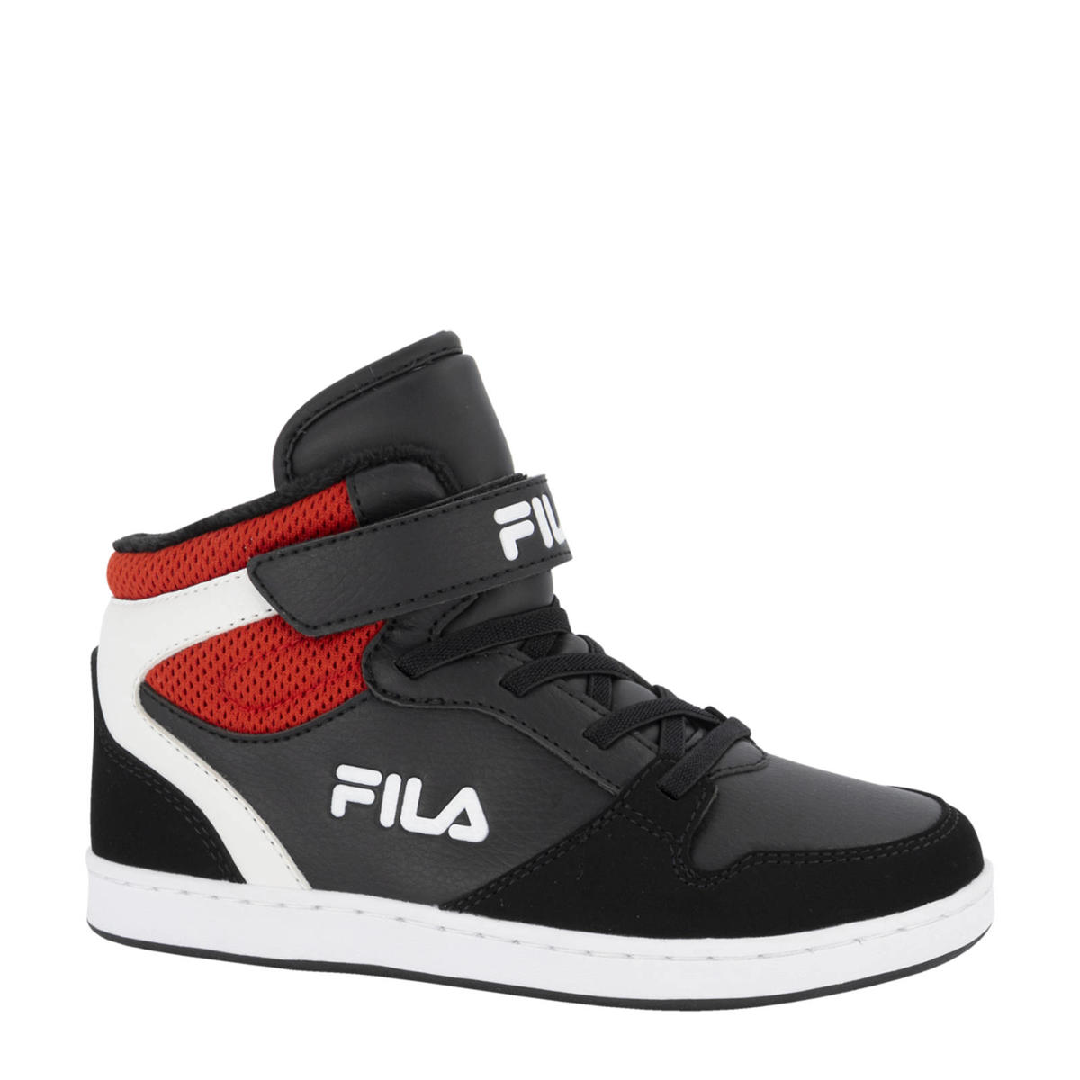 verdrievoudigen Concessie Opiaat Fila hoge sneakers zwart/rood | wehkamp