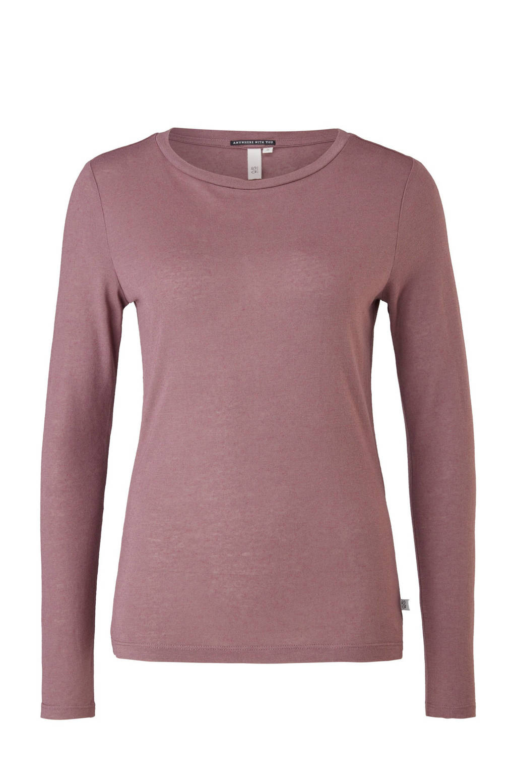 Q/S designed by T-shirt paars, Paars