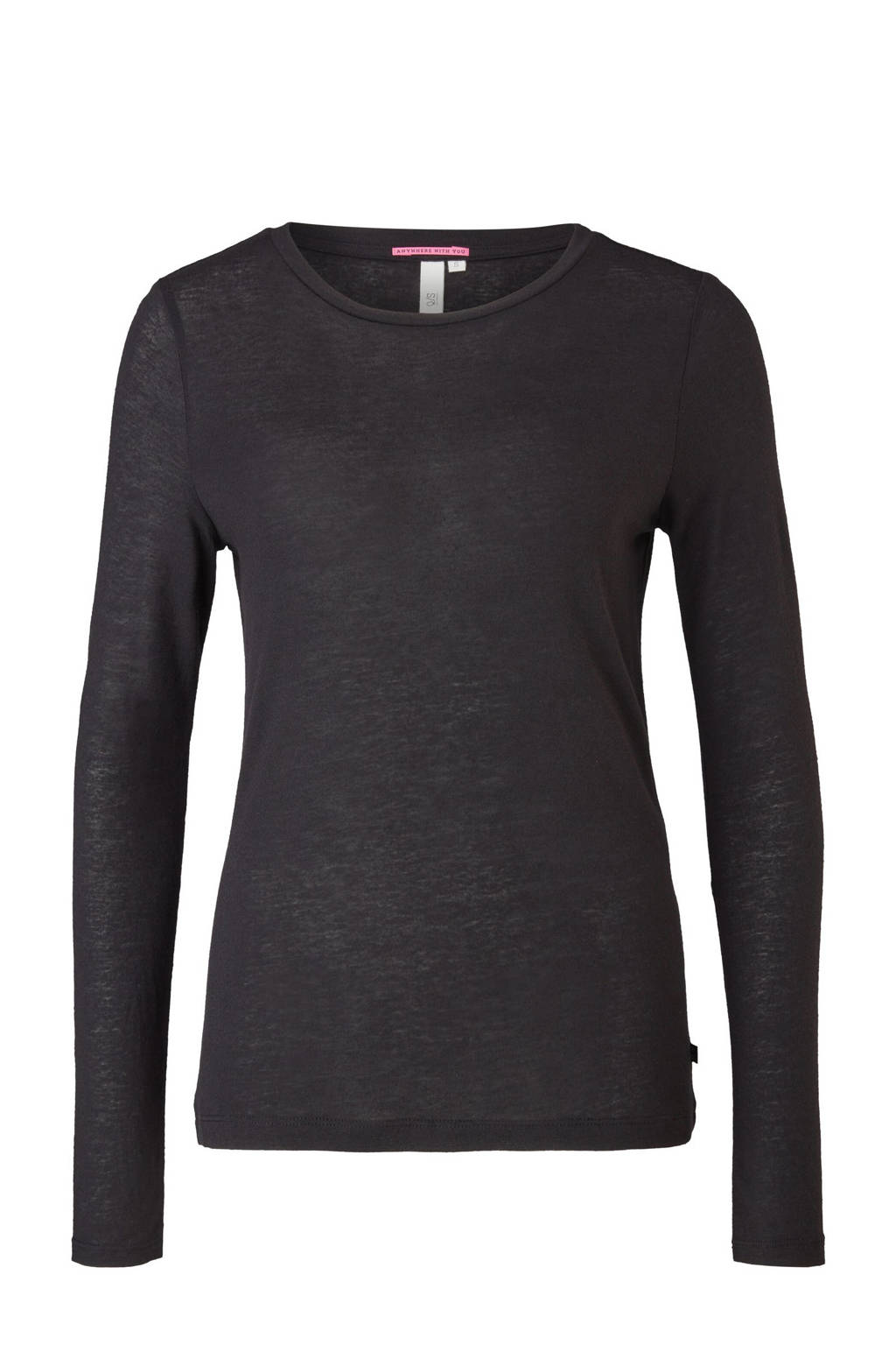Q/S designed by T-shirt zwart, Zwart
