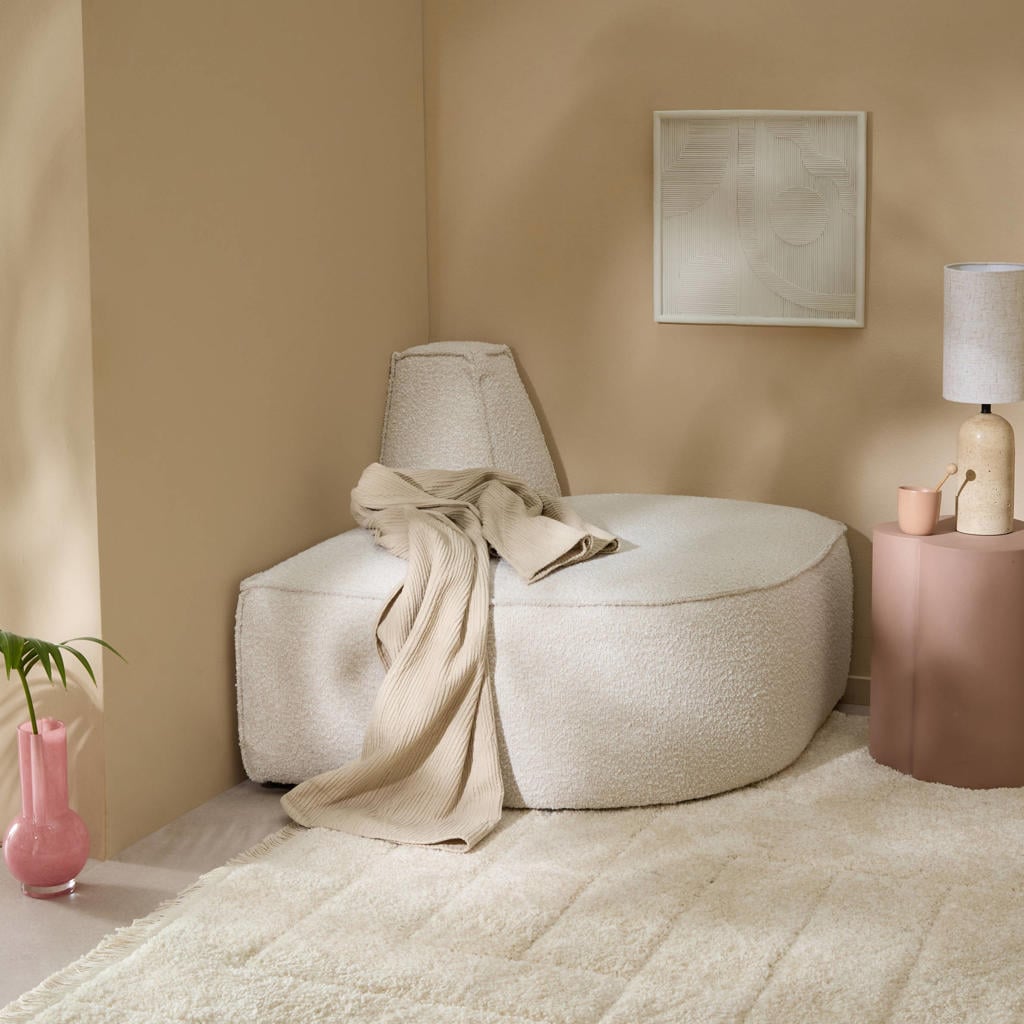 NOUS Living bouclé bank Newton - crème