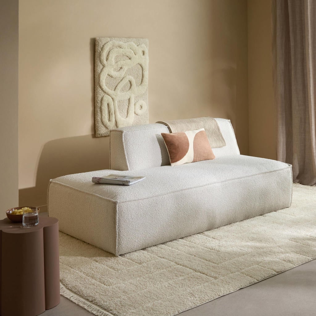 NOUS Living bouclé bank Newton - crème