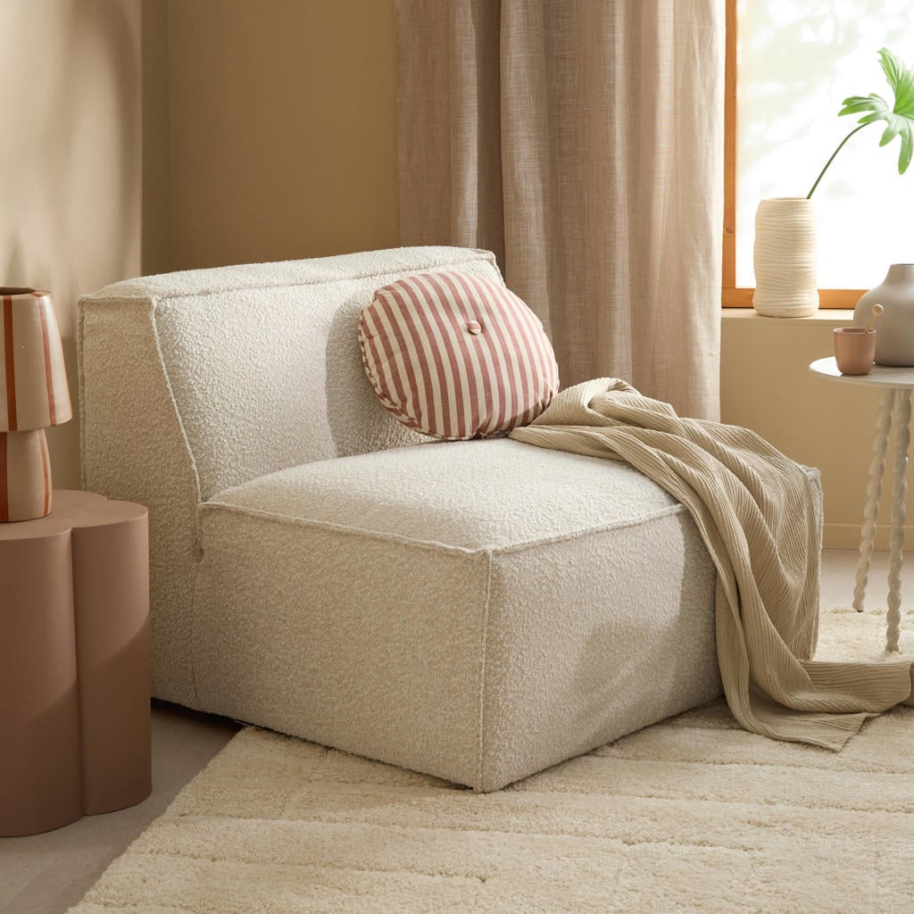 NOUS Living bouclé bank Newton - crème