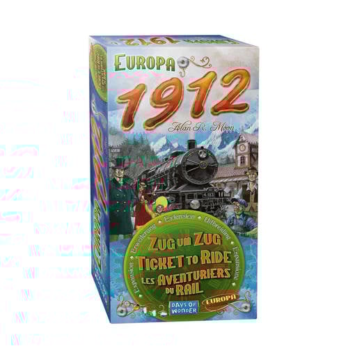 Ticket to Ride Europa 1912 - Uitbreiding - Bordspel
