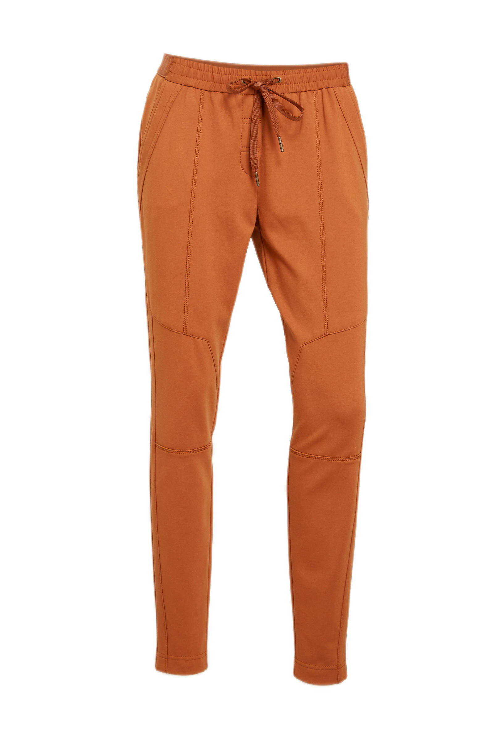 Summum Woman tapered fit broek roodbruin | wehkamp